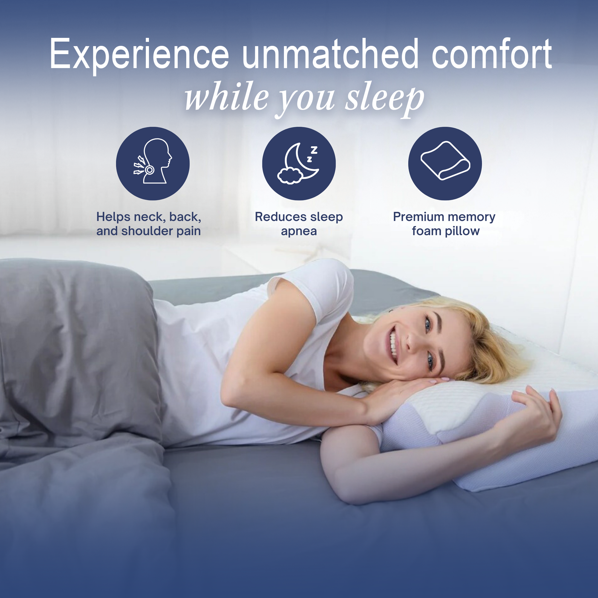 Dreamers® Comfortable Relaxation Pillow